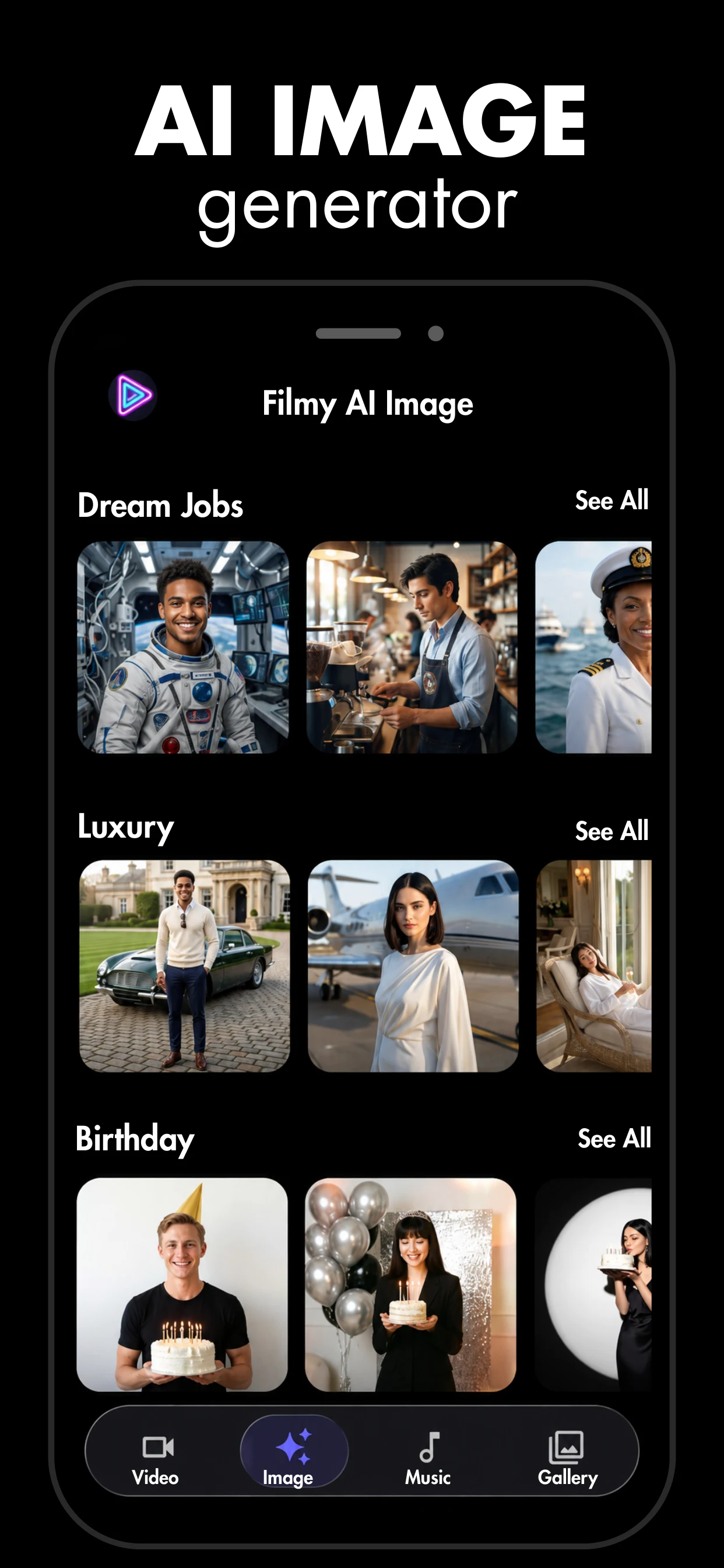 Filmy - AI Video Maker screenshot